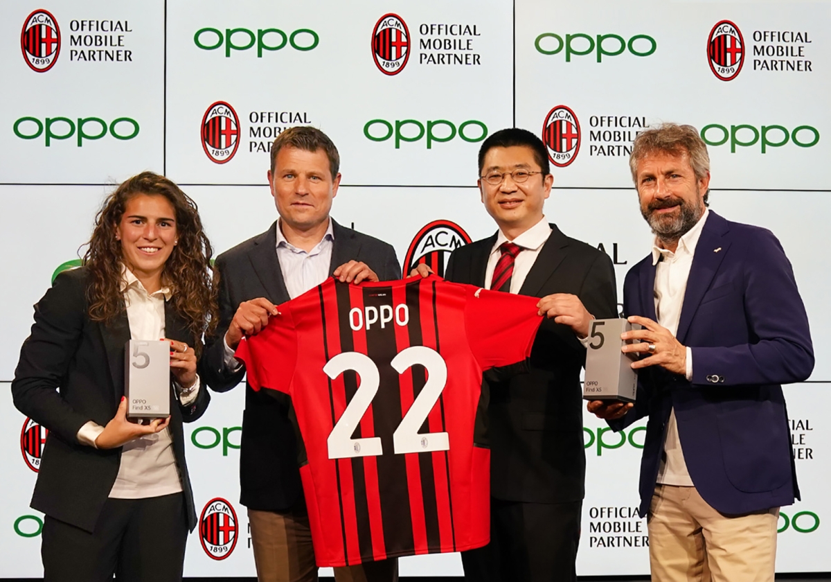 AC Milan e OPPO Italia, ancora insieme per unire sport e tecnologia