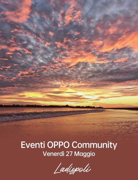 Eventi OPPO Community - Sunset Edition