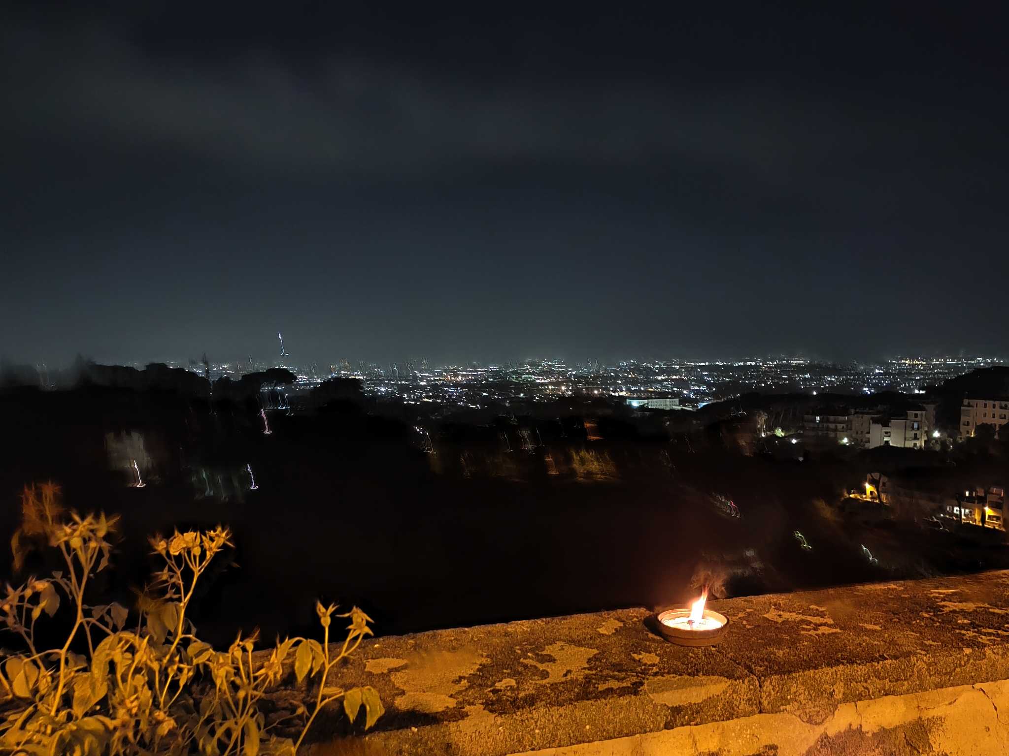 panoramica da Villa Grazioli Grottaferrata