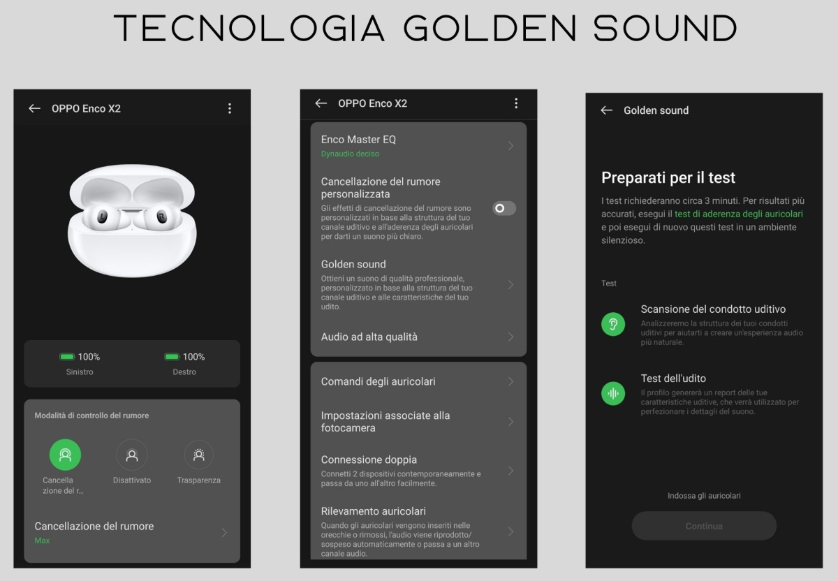 OPPO Enco X2 con tecnologia Golden Sound