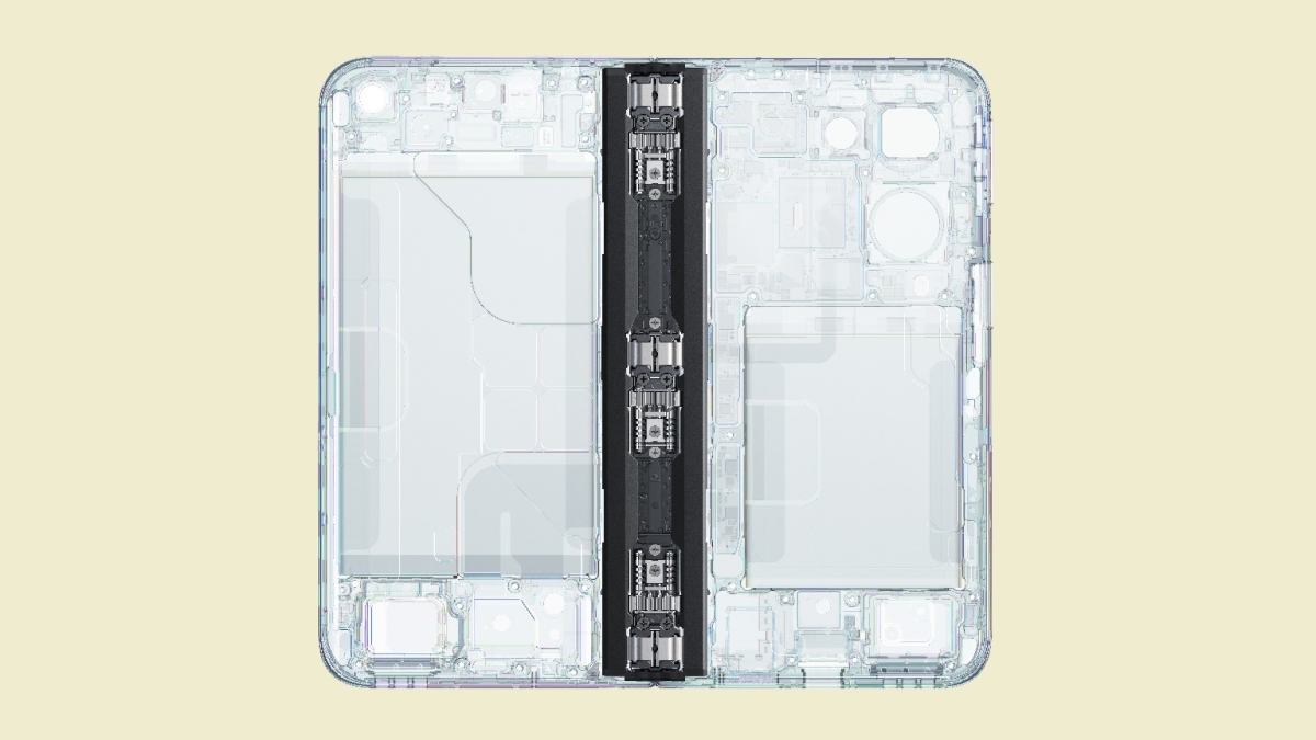 Com'è realizzata la cerniera di OPPO Find N2