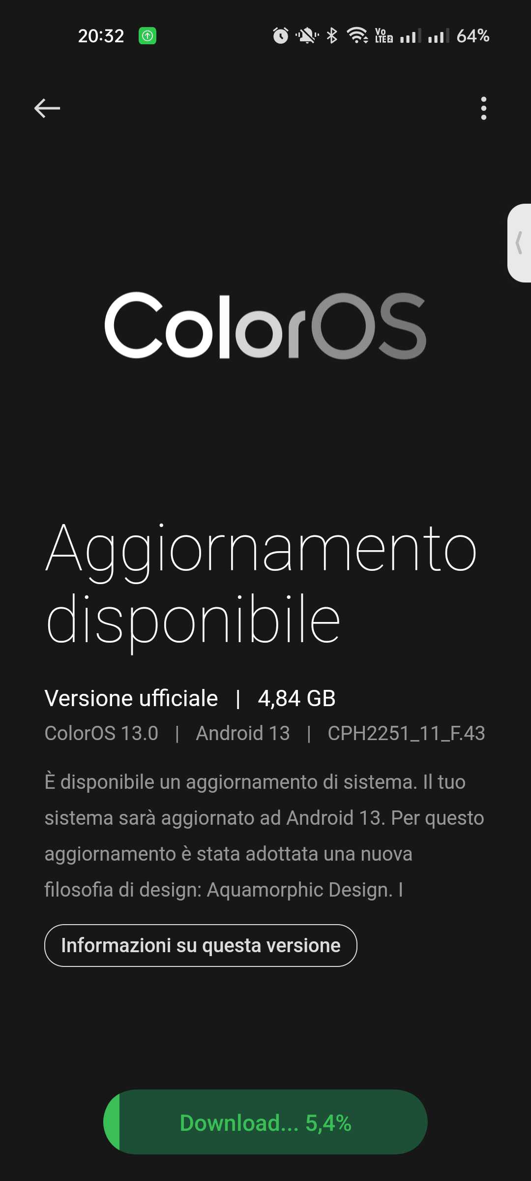 Reno 6 5G ColorOS13