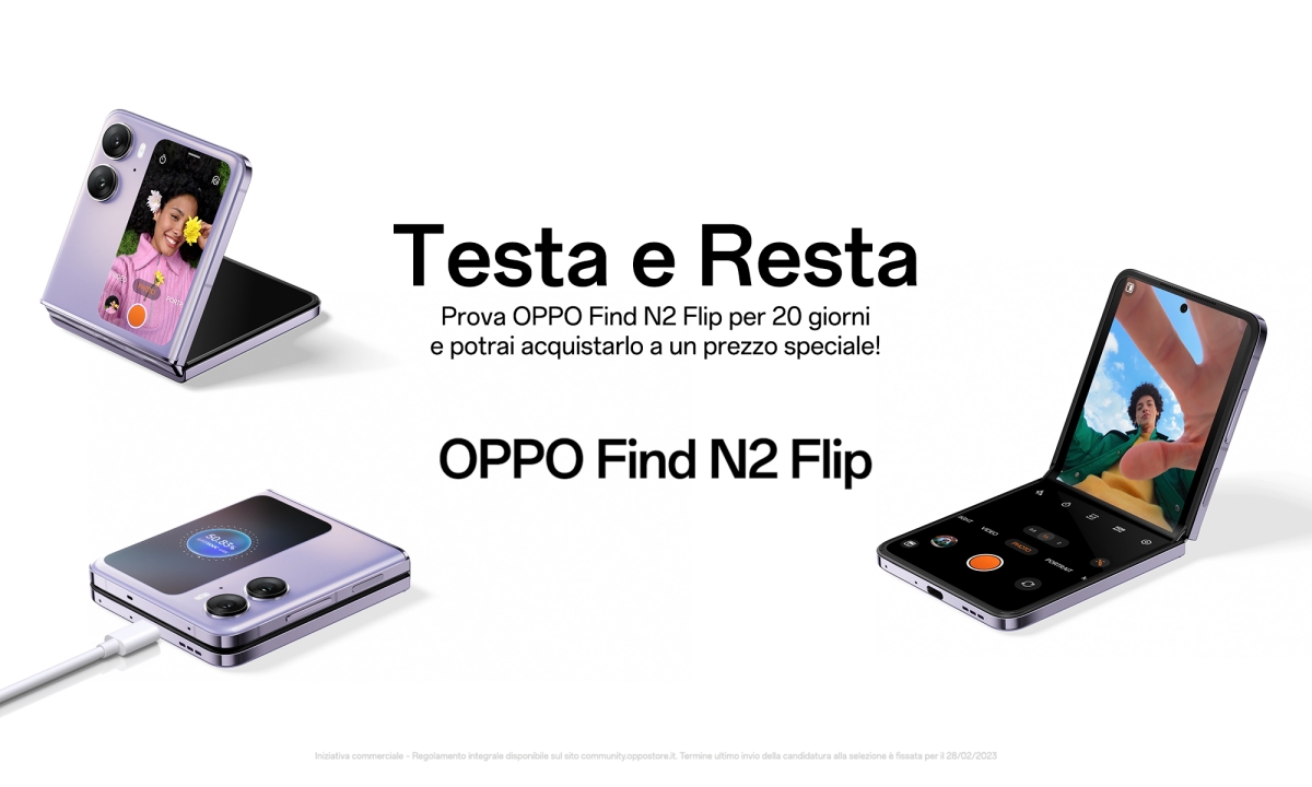 Testa e Resta - OPPO Find N2 Flip