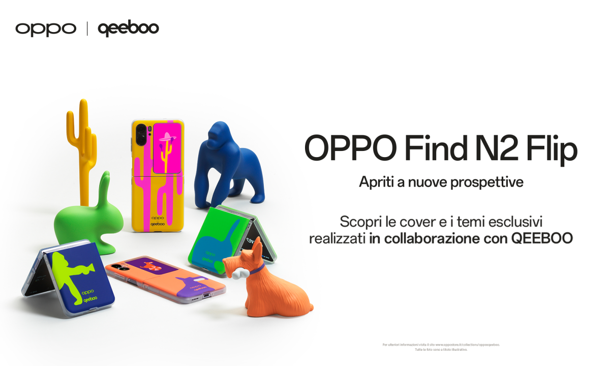 OPPO X QEEBOO capsule collection: Quando la tecnologia incontra il design