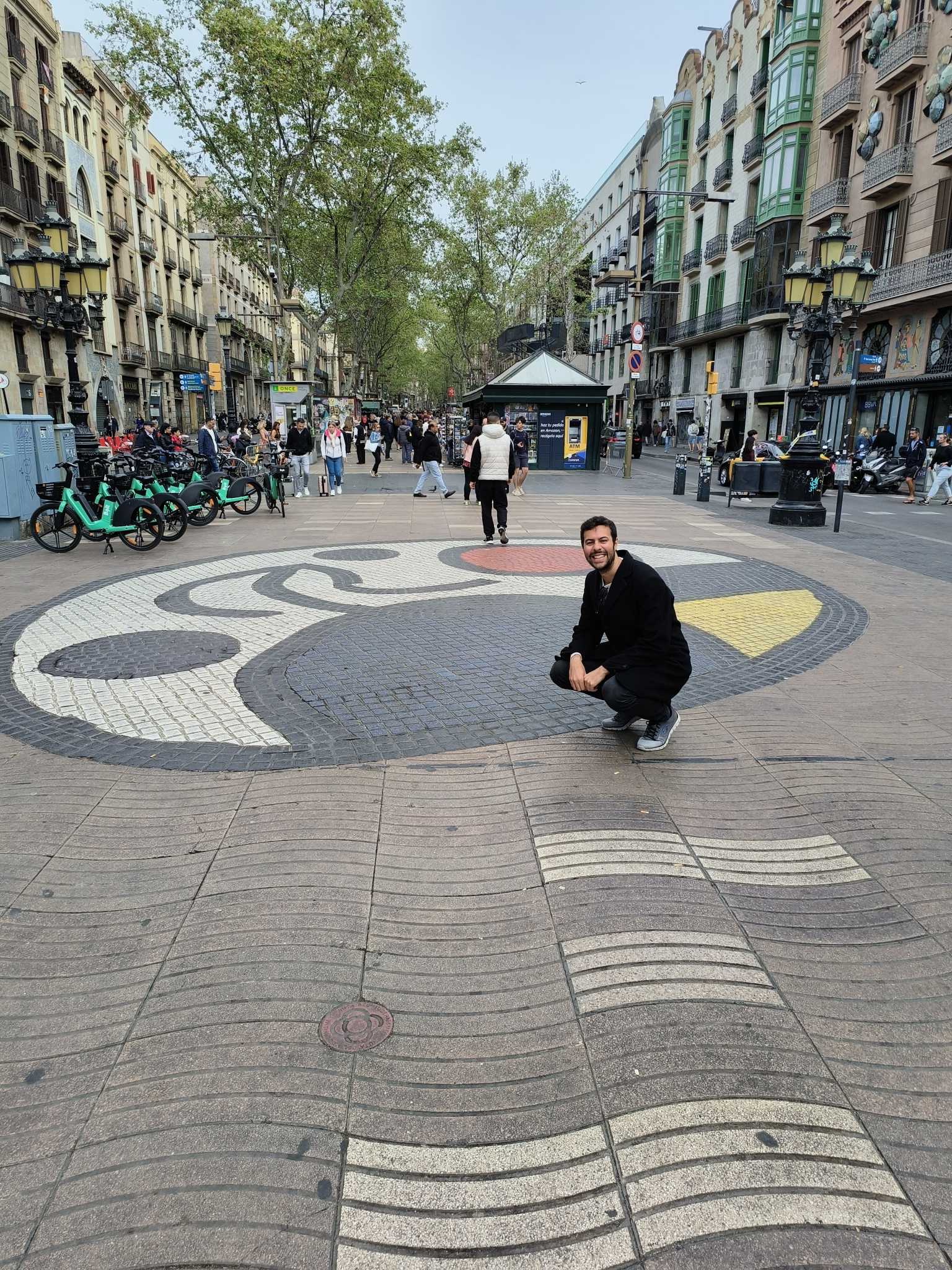 Il mosaico pavimentale di Mirò - Rambla, Barcellona