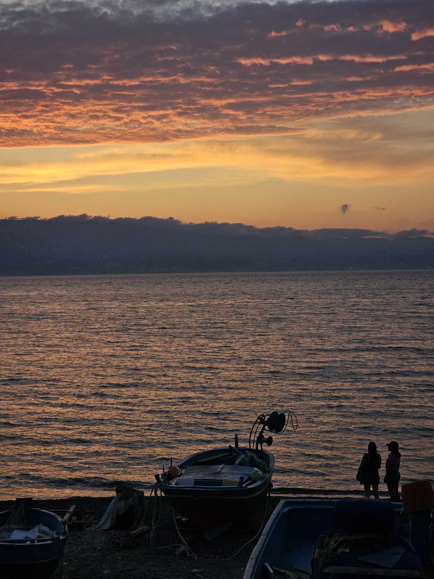Tramonto sullo Stretto di Messina