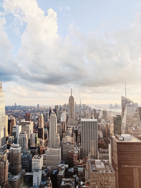 New York al tramonto