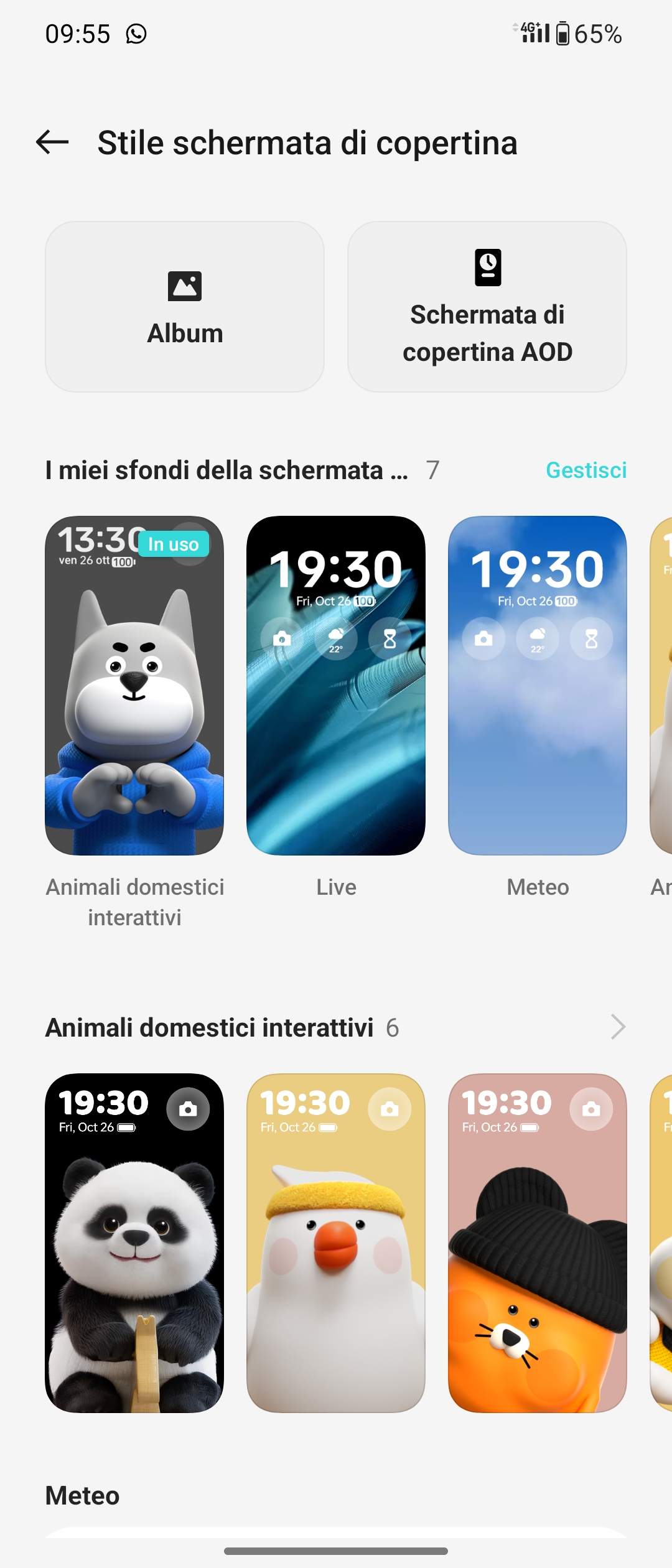 Nuove Cover screen su Flip