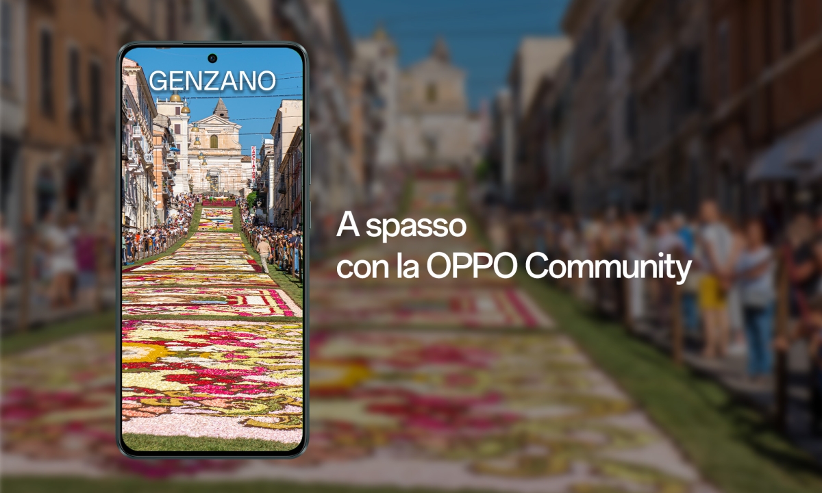 Evento OPPO Community - Infiorata di Genzano