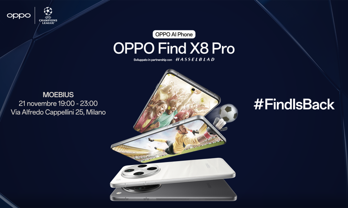 OPPO Find X8 Pro arriva in Italia!