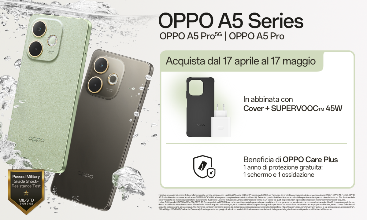OPPO A5 Pro è finalmente disponibile!