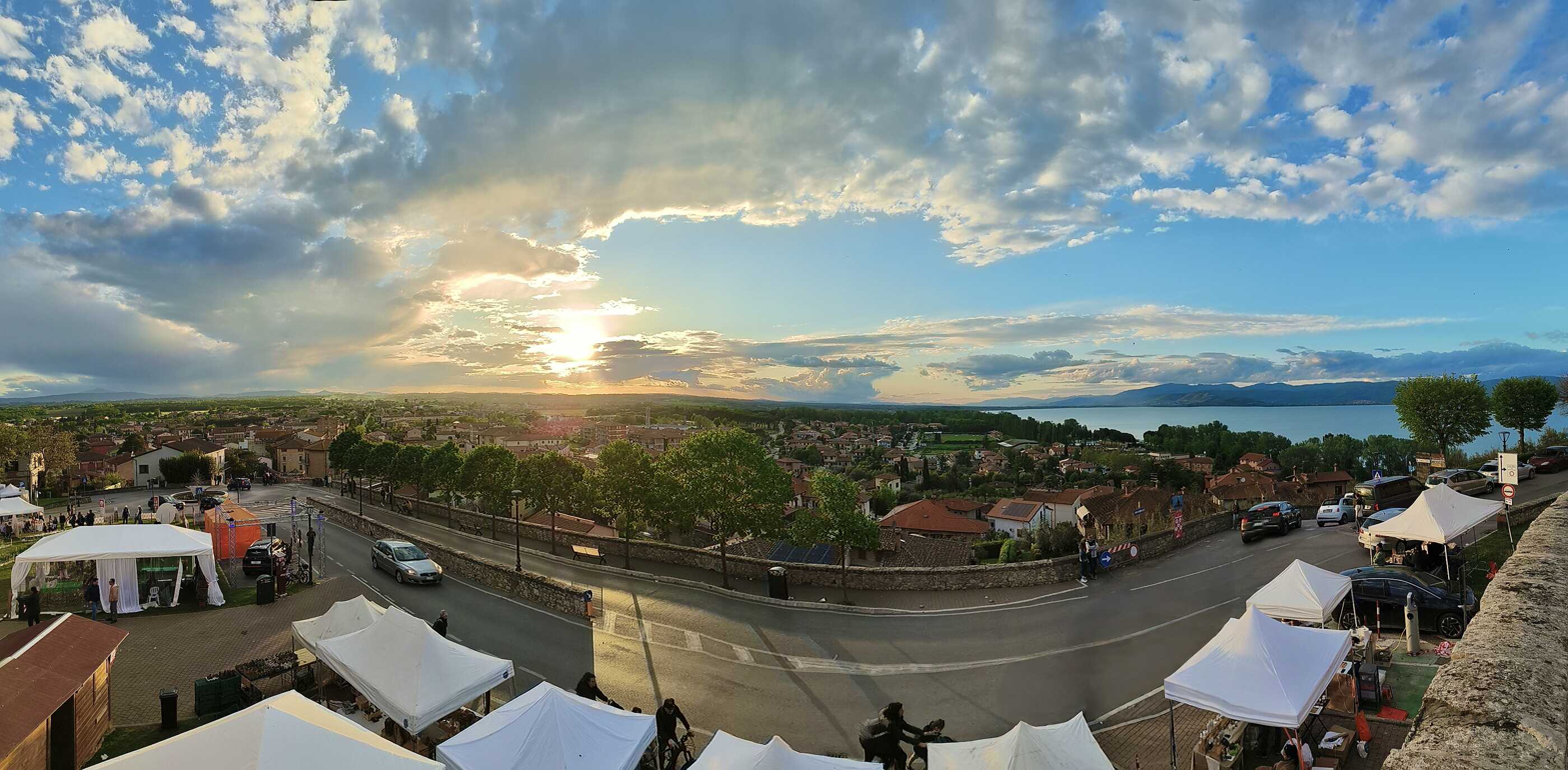 Panoramica da Castiglione del Lago