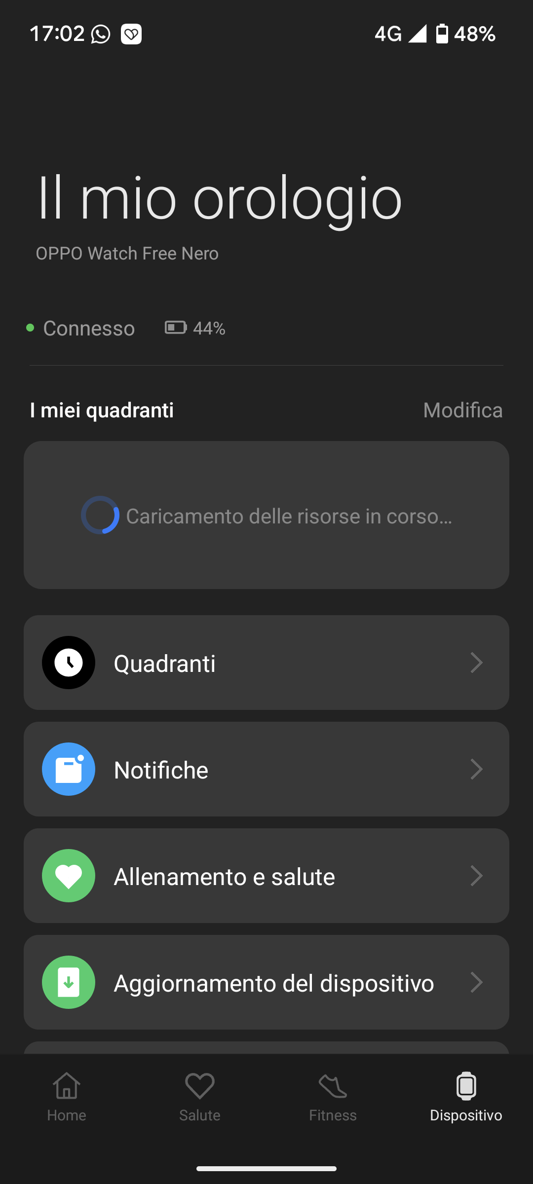 Oppo Watch Free e App