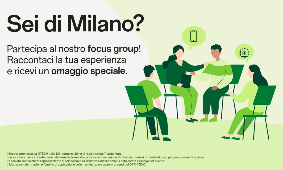 Candidati per un esclusivo Focus Group!
